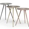 Carly Accent Table In Multi, Set Of 3