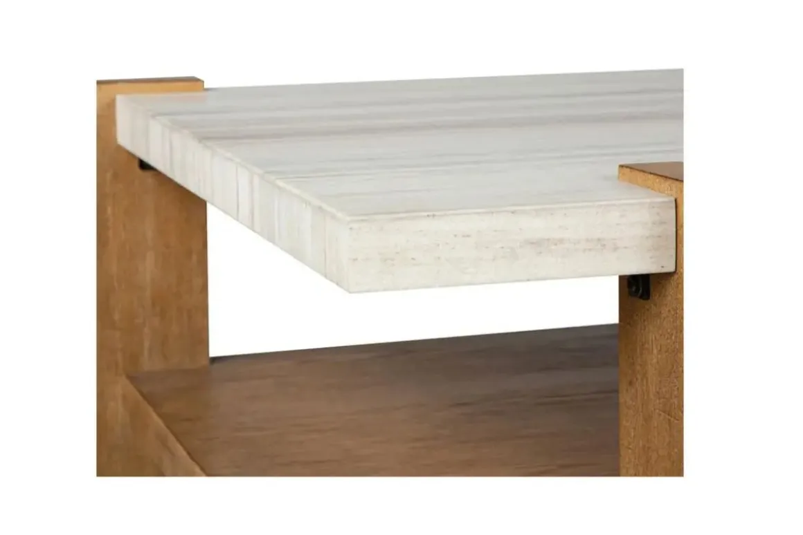 Carrington Coffee Table In Honey Wheat