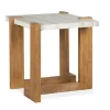 Carrington End Table In Honey Wheat