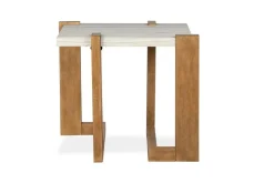 Carrington End Table In Honey Wheat