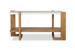 Carrington Sofa Table In Honey Wheat