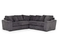 Casper 3 Piece Loveseat Sectional In Pony Slate