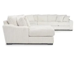 Casper 4 Piece Xl Sofa Chaise Sectional In Pony Slate, Left Facing