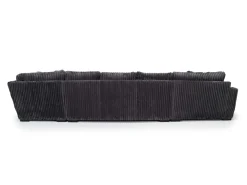 Casper 4 Piece Xl Sofa Chaise Sectional In Pony Slate, Left Facing