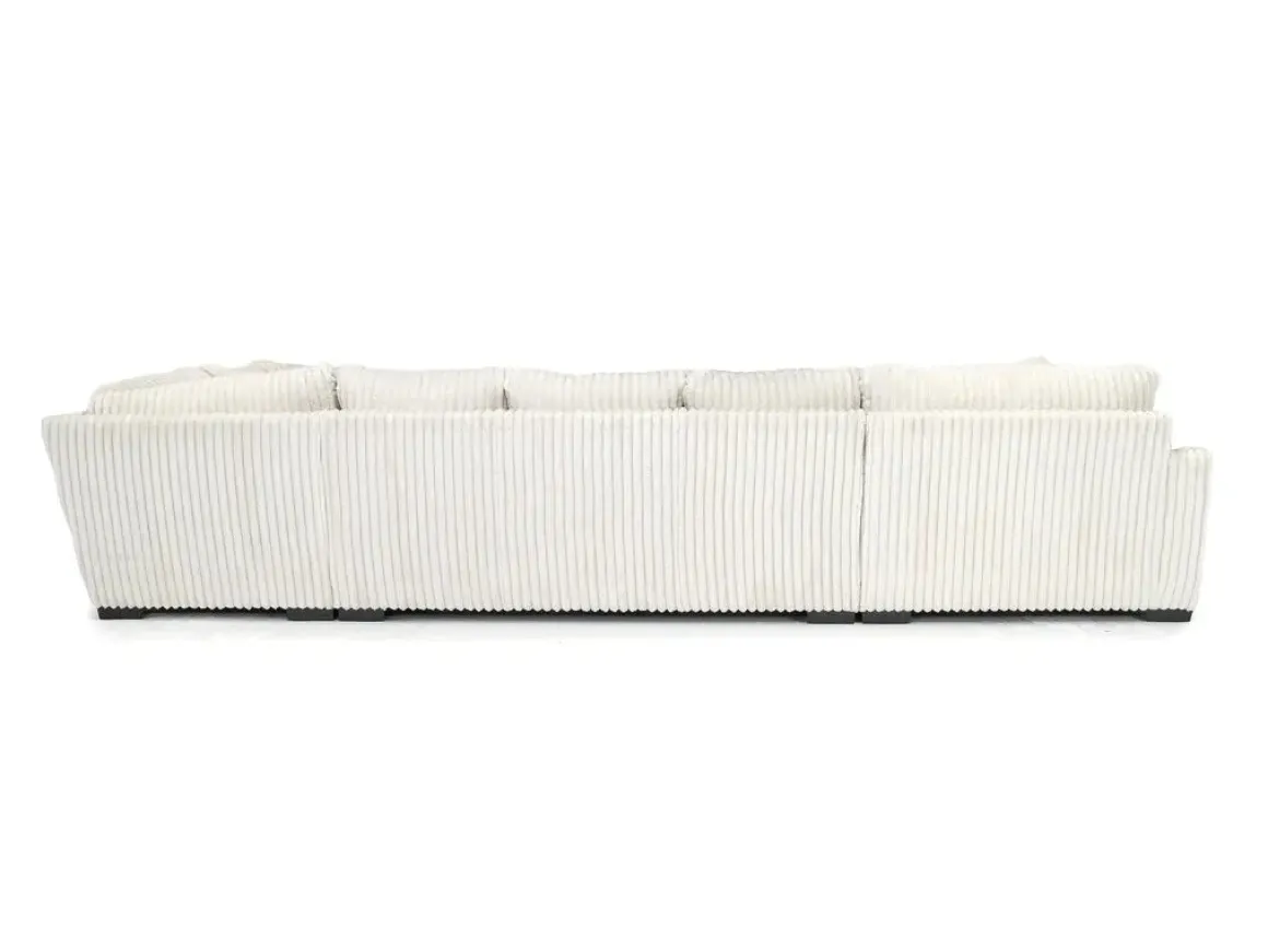 Casper 4 Piece Xl Sofa Chaise Sectional In Pony Slate, Left Facing