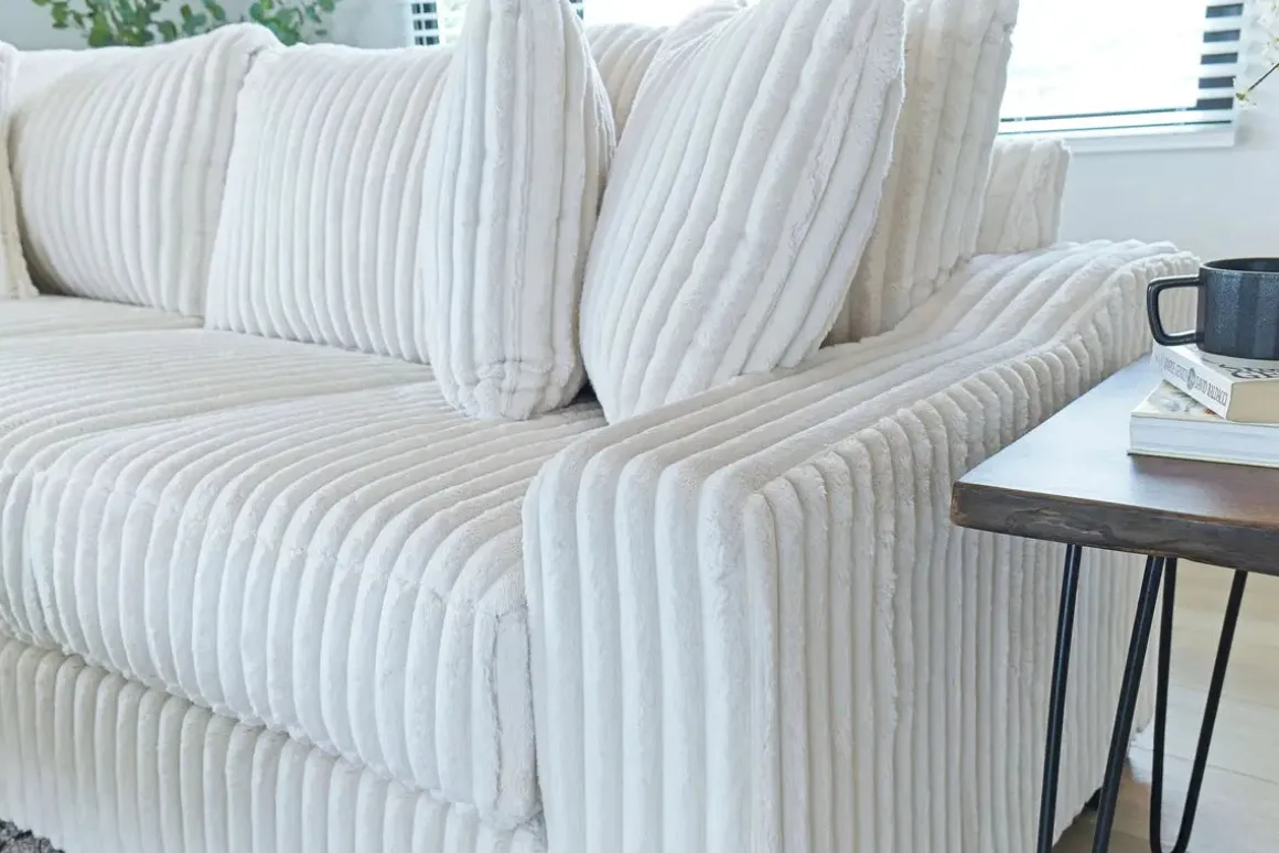 Casper 4 Piece Xl Sofa Chaise Sectional In Pony Slate, Left Facing