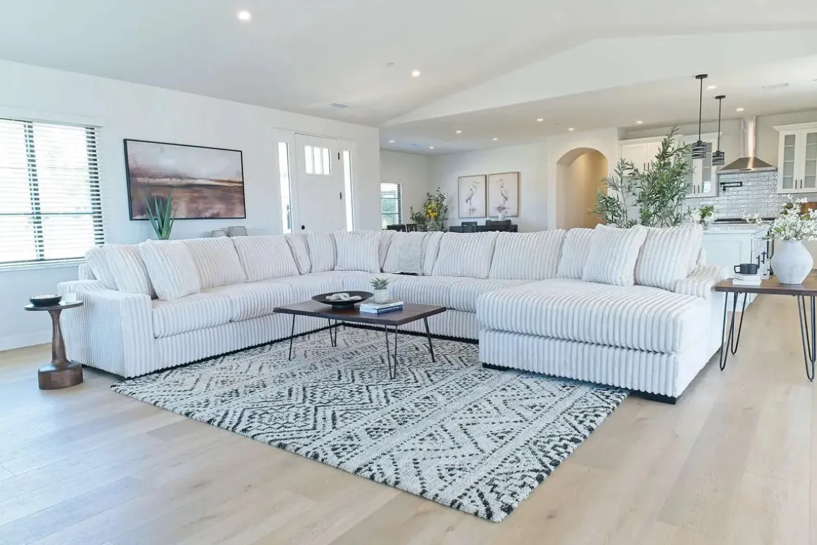 Casper 4 Piece Xl Sofa Chaise Sectional In Pony Slate, Left Facing