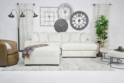 Casper Sofa Chaise In Pony Slate, Left Facing