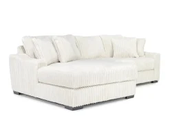 Casper Sofa Chaise In Pony Slate, Left Facing