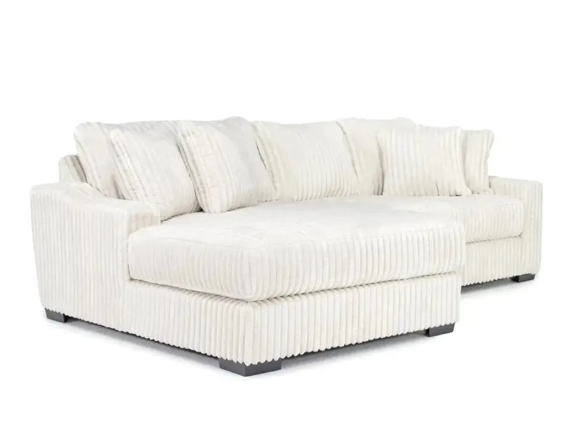 Casper Sofa Chaise In Pony Slate, Left Facing