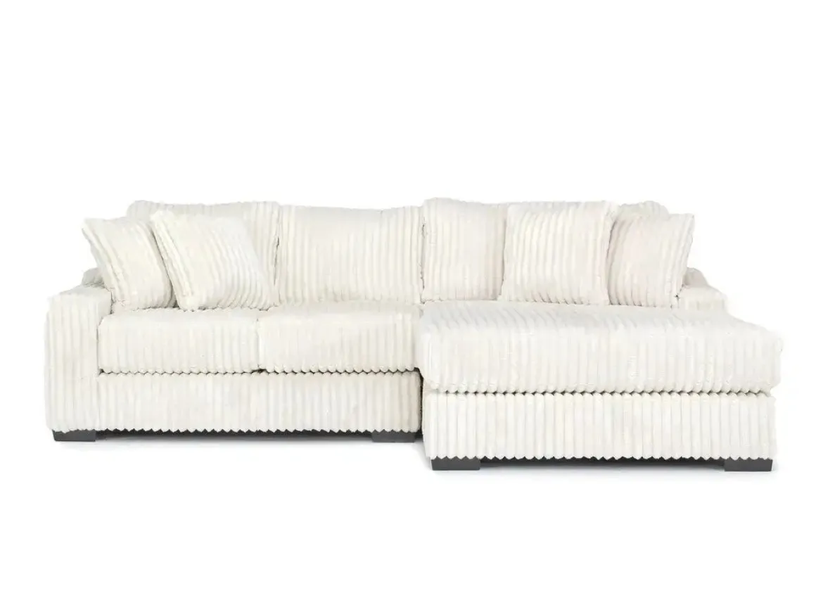 Casper Sofa Chaise In Pony Slate, Left Facing