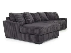 Casper Xl Sofa Chaise In Pony Slate, Left Facing