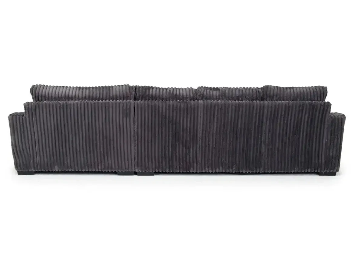 Casper Xl Sofa Chaise In Pony Slate, Left Facing