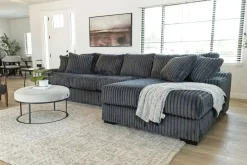 Casper Xl Sofa Chaise In Pony Slate, Left Facing