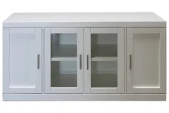 Catalina Media Console In White, 56 Inch