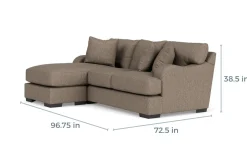 Catamaran Reversible Sofa Chaise - Custom Order