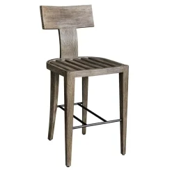 Celini Outdoor Barstool In Brown