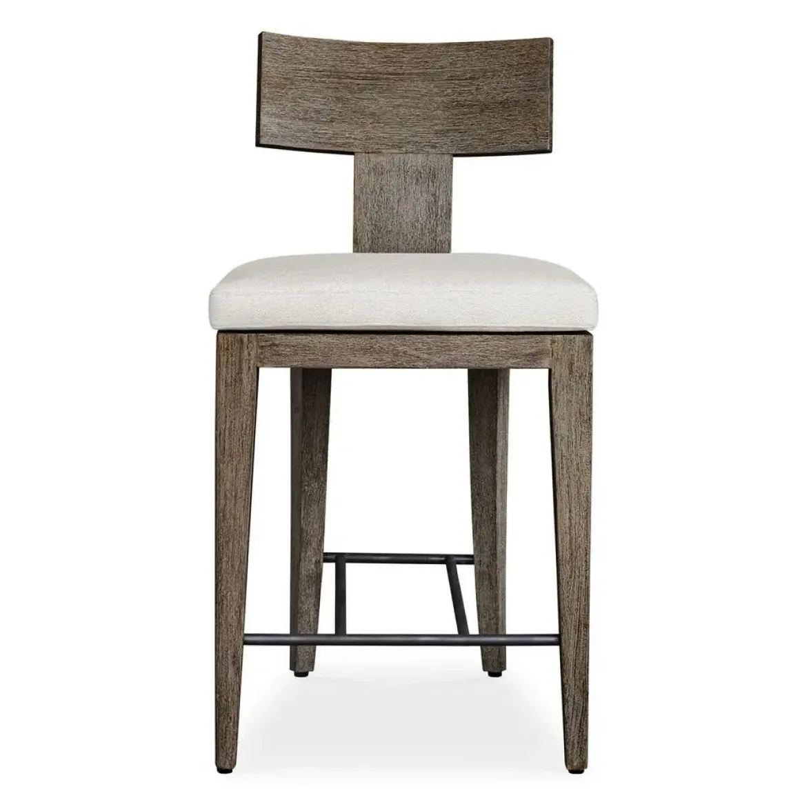 Celini Outdoor Counter Height Stool In Brown