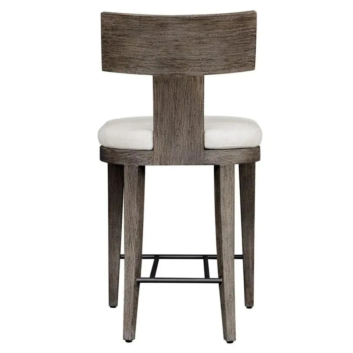Celini Outdoor Counter Height Stool In Brown