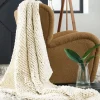 Chaddon Throw Blanket In Ivory/Gray/Taupe