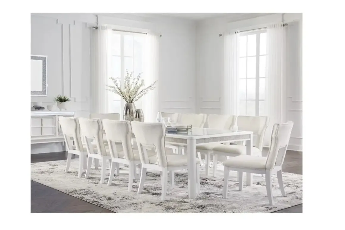 Chalanna Dining Table In White