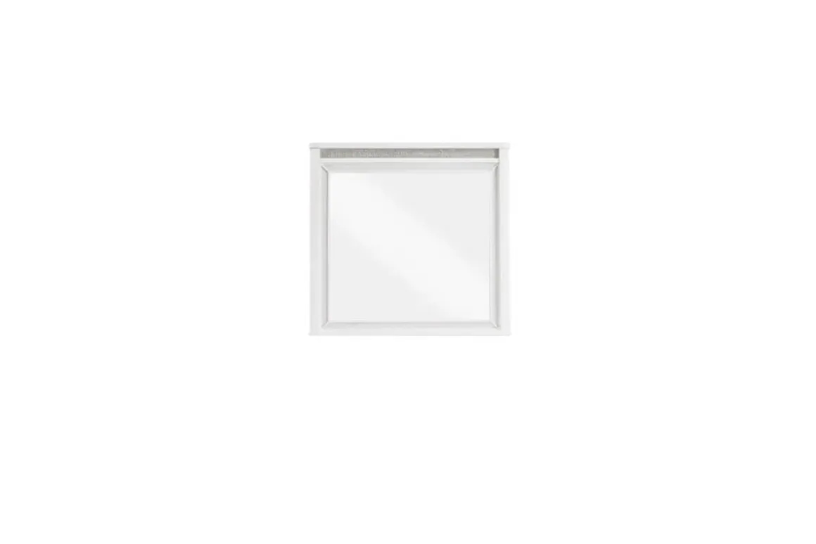 Chalanna Mirror In White