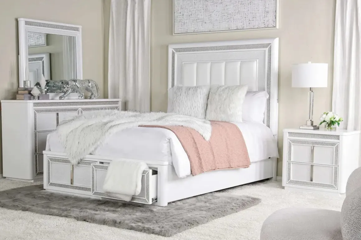 Chalanna Mirror In White