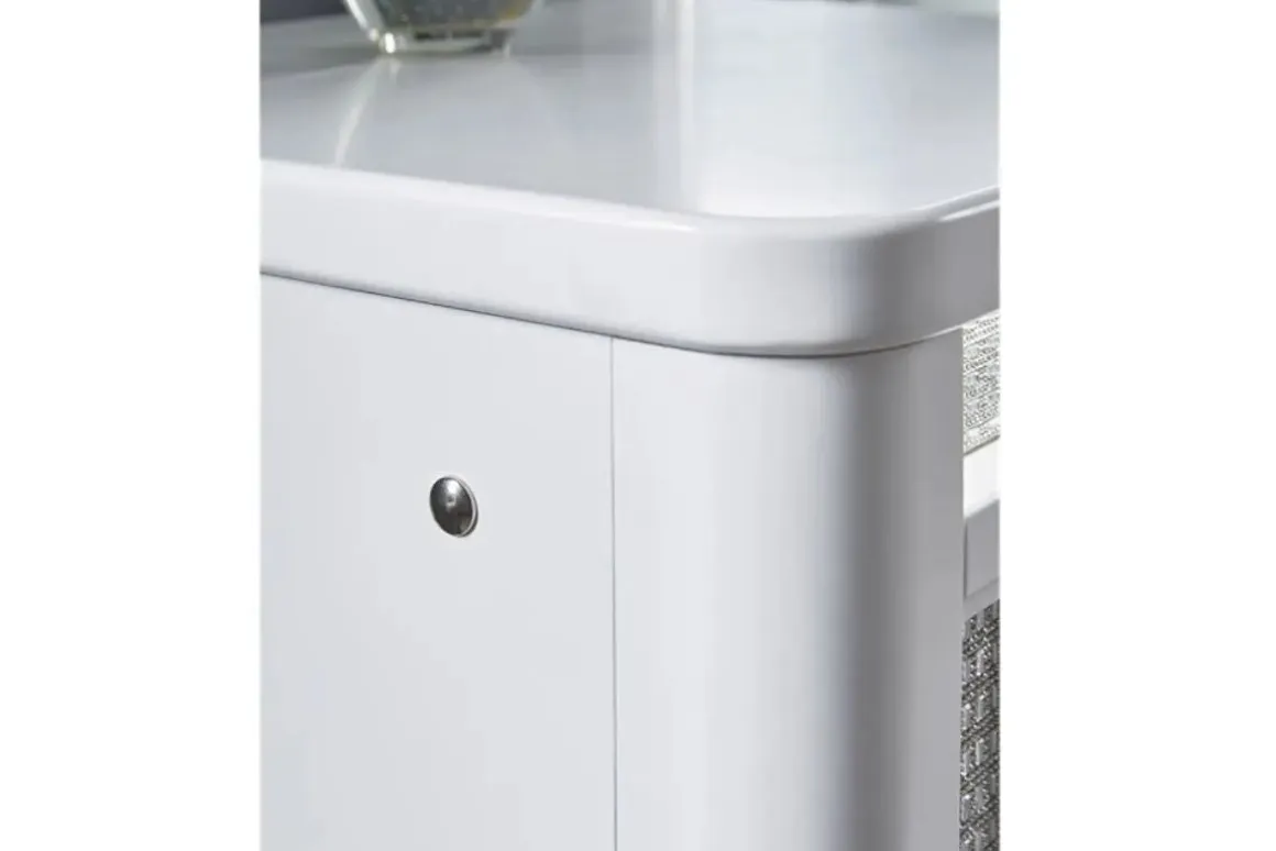 Chalanna Vanity & Mirror In White