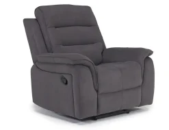 Chanell Recliner In New Nappa Gray