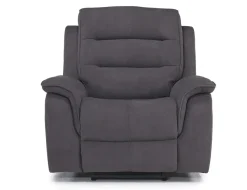 Chanell Recliner In New Nappa Gray