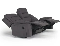 Chanell Reclining Sofa & Console Loveseat In New Nappa Gray