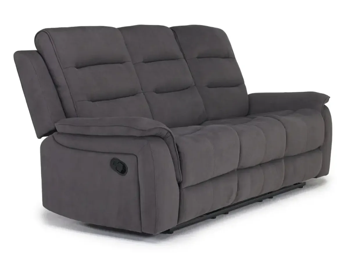 Chanell Reclining Sofa In New Nappa Gray