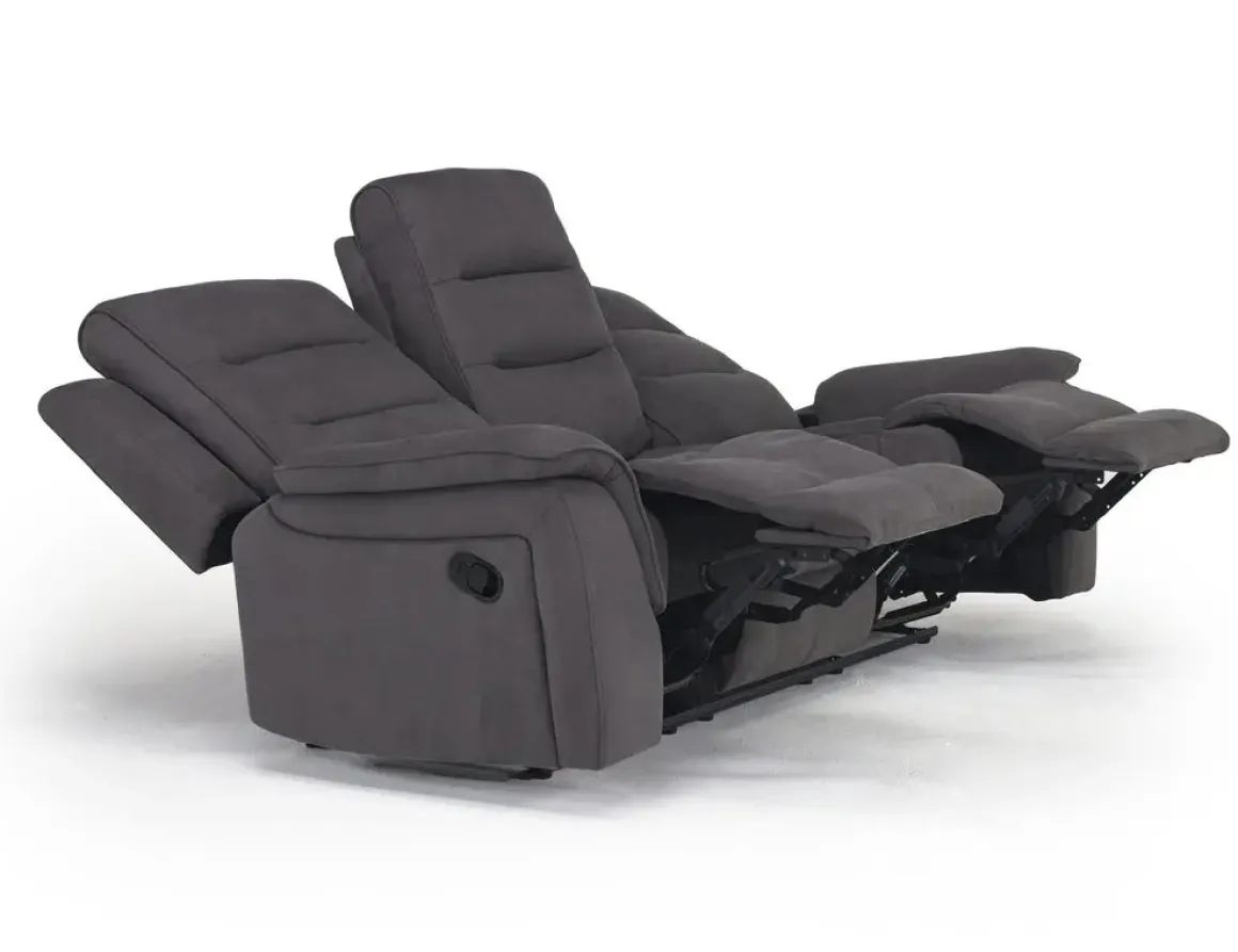 Chanell Reclining Sofa In New Nappa Gray