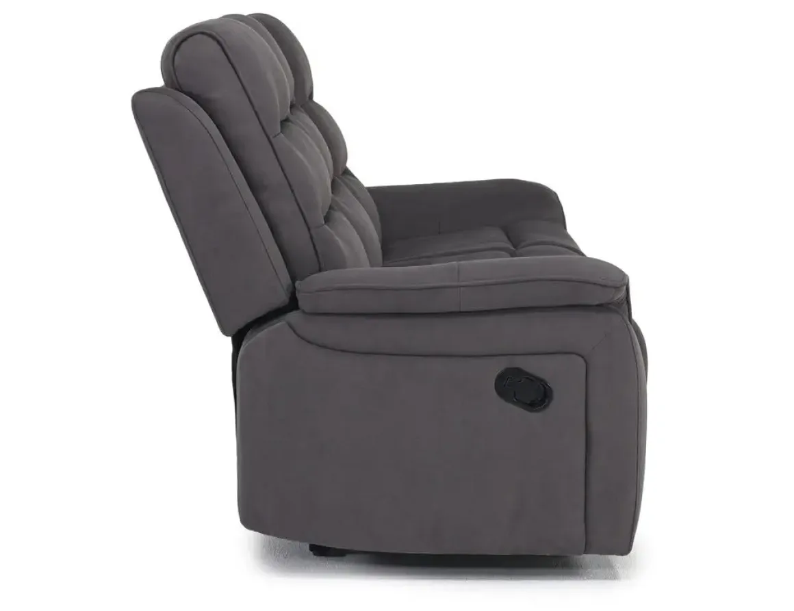 Chanell Reclining Sofa In New Nappa Gray