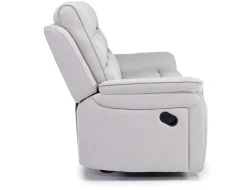 Chanell Reclining Sofa In New Nappa Gray