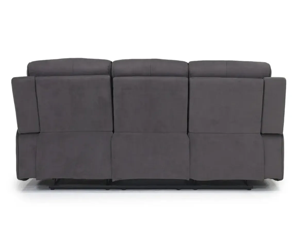Chanell Reclining Sofa In New Nappa Gray