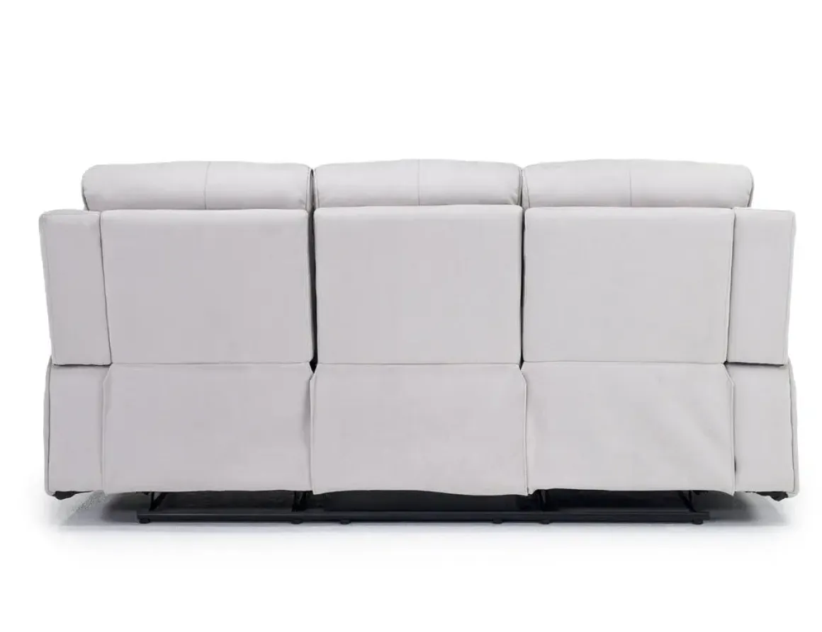 Chanell Reclining Sofa In New Nappa Gray