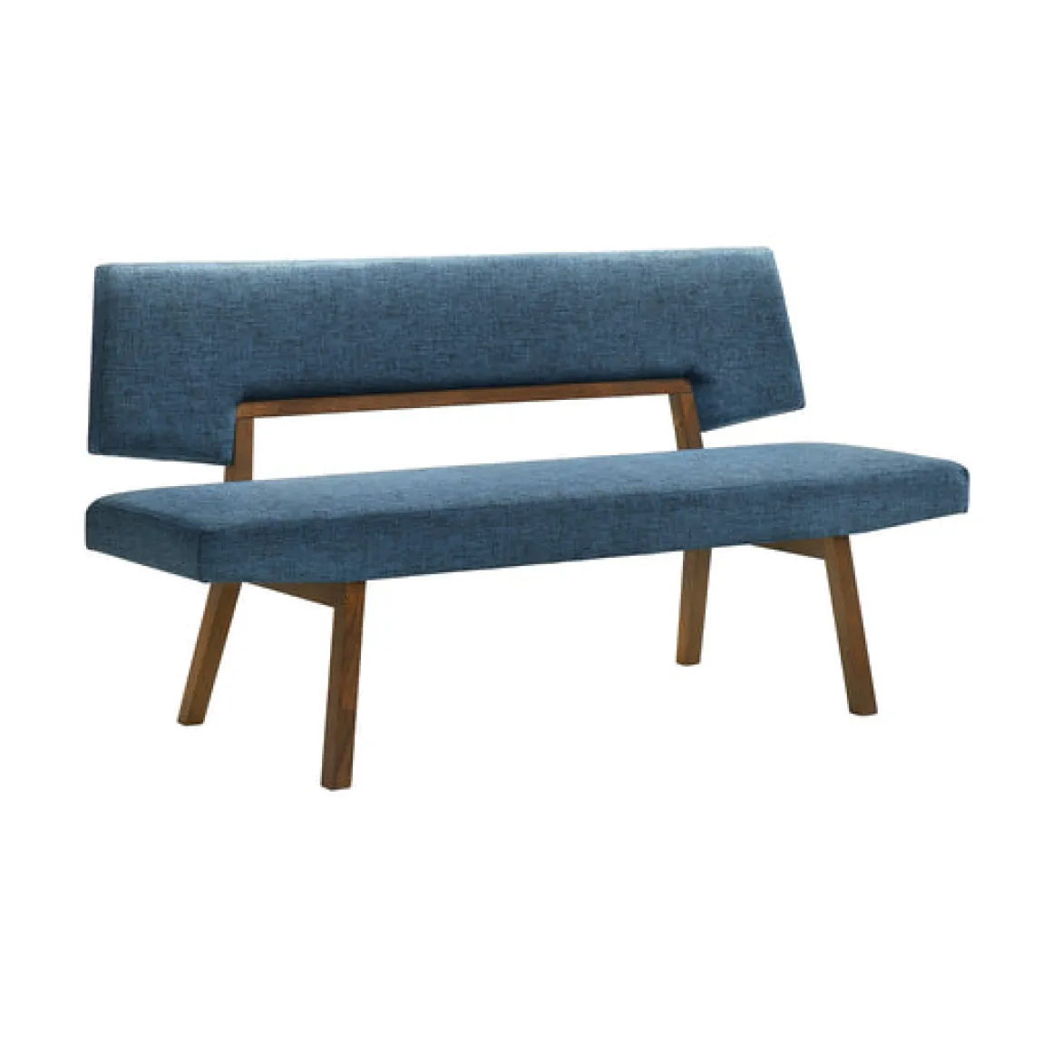 Chanella Dining Bench In Blue