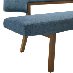 Chanella Dining Bench In Blue