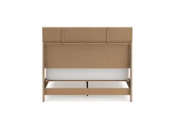 Cielden Panel Bed In Tan, Twin