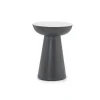 Circularity End Table In Dark Gray/White