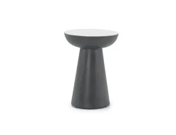 Circularity End Table In Dark Gray/White