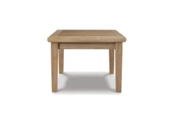 Clare View Outdoor Coffee Table In Grayish Brown