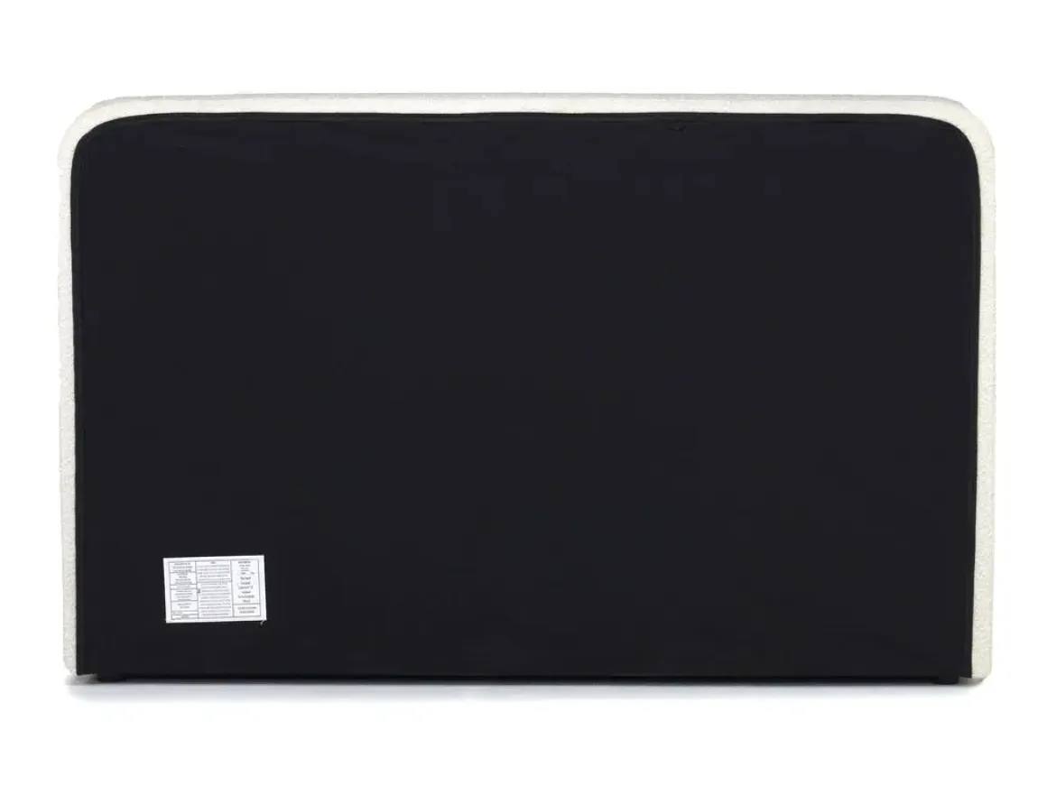 Cloud Boucle Upholstered Panel Bed In Maya Boucle, Queen