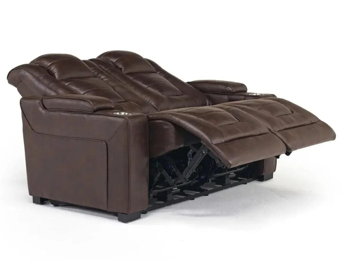 Cody 2 Power Loveseat In Walnut