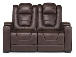 Cody 2 Power Loveseat In Walnut