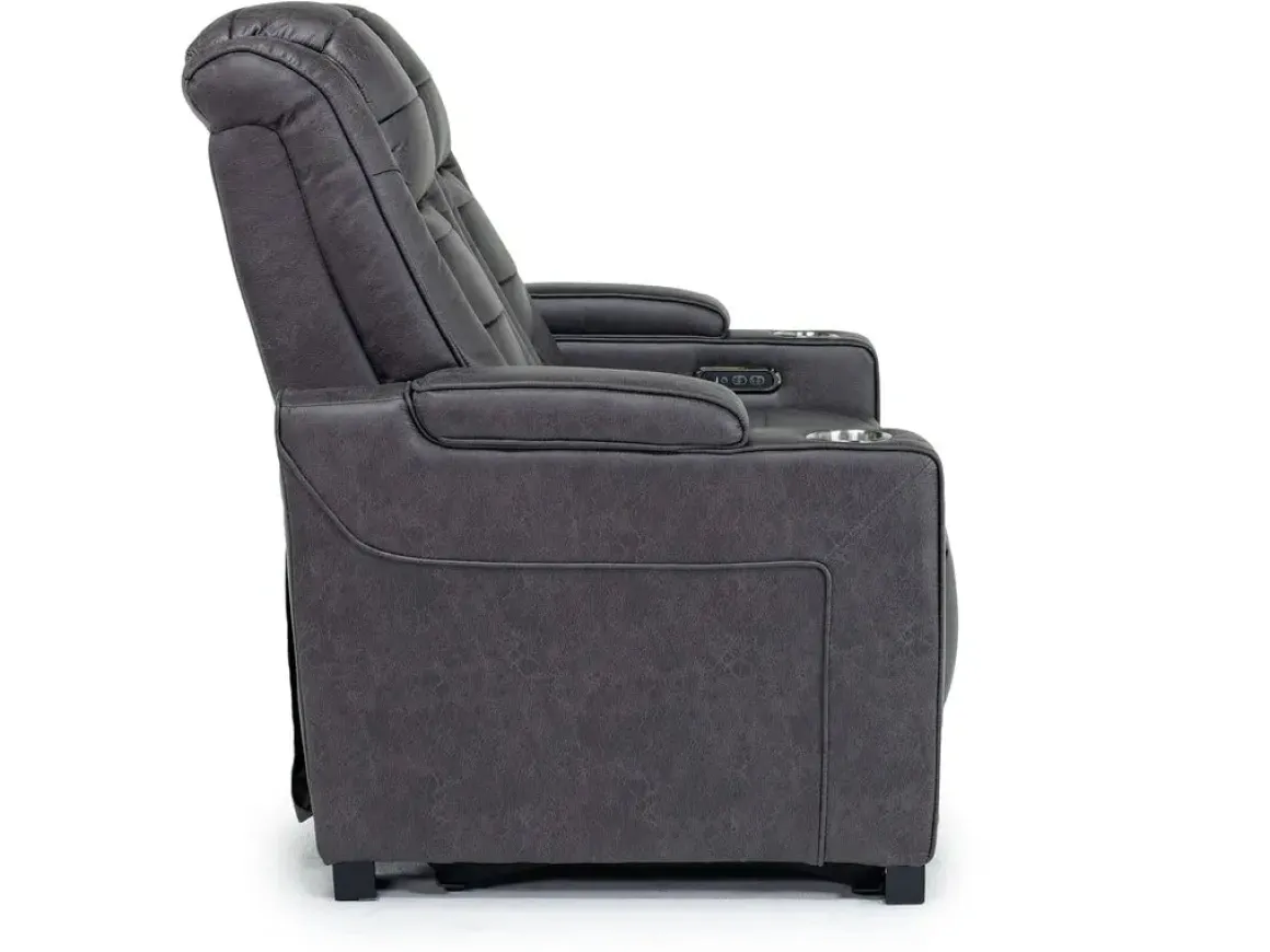 Cody 2 Power Loveseat In Walnut