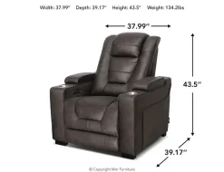 Cody 2 Power Recliner In Walnut