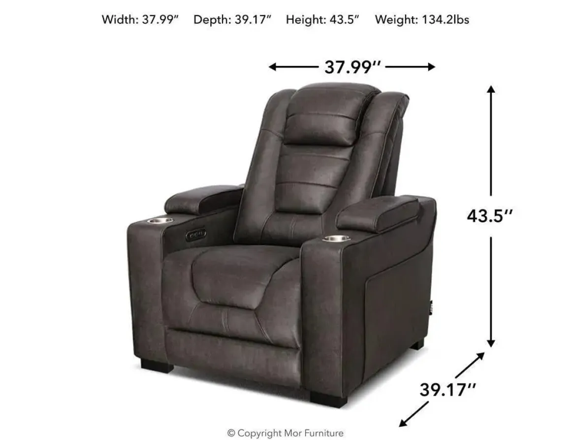 Cody 2 Power Recliner In Walnut