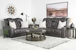 Cody 2 Power Sofa In Gray